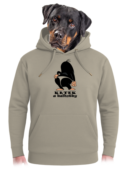Krtek a kalhotky unisex mikina premium Pastel Macchiato