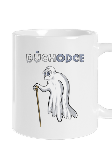 Duch důchodce klasický hrnek White