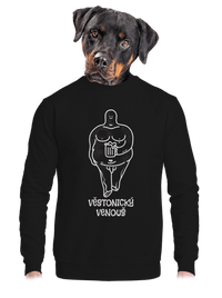 unisex mikina bez kapuce