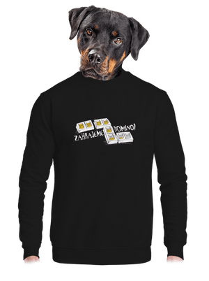 unisex mikina bez kapuce
