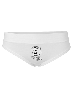 Prdel dámské kalhotky White