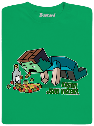 Kostky jsou vrženy pánské tričko Kelly Green