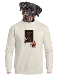 unisex mikina bez kapuce