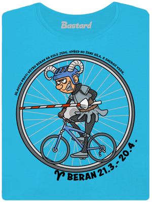 Cyklistický horoskop: Beran dámské tričko Blue Atol
