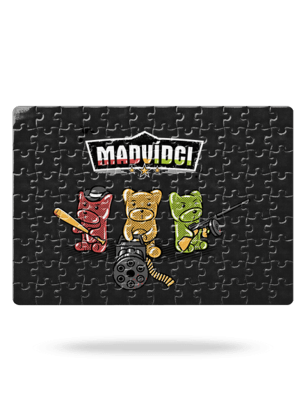 Madvídci puzzle White