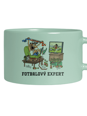 Fotbalový expert hrnek makronka Mint Macaron