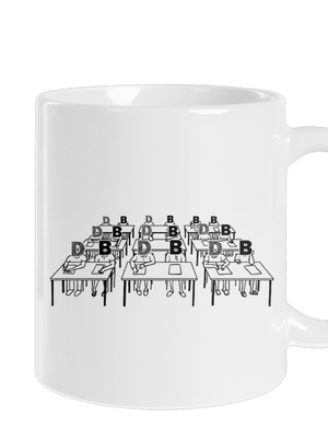 Cimrman: Debil, blbeček klasický hrnek White