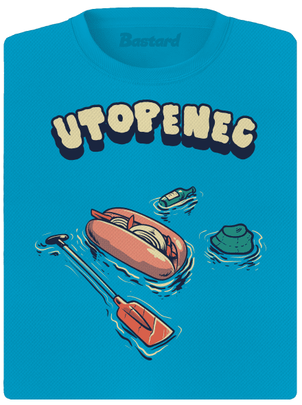Utopenec dámské sportovní tričko Blue Atol