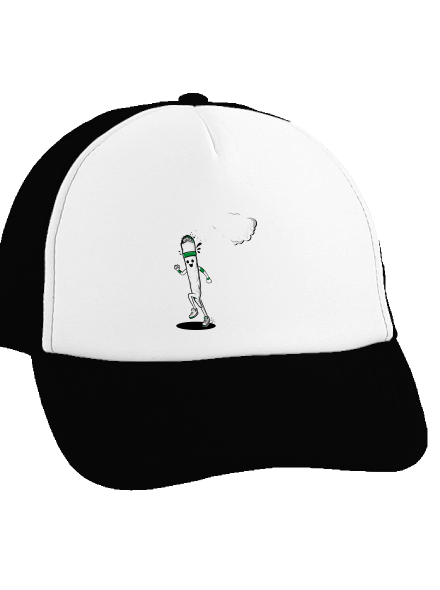 Pálím špeky kšiltovka truckerka Black cap