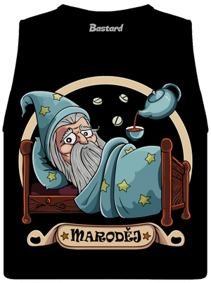 Maroděj dámské tílko volné Black