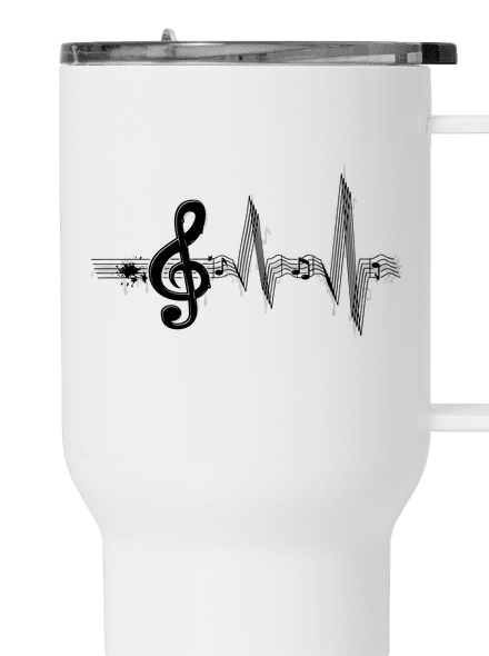Žiju muzikou termohrnek White
