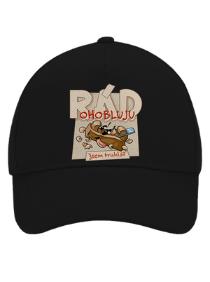 Jsem truhlář kšiltovka baseballka Black