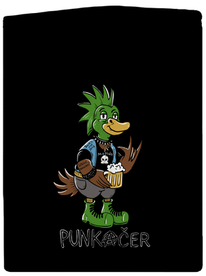 Punkačeří rodina dámská mikina na zip Black