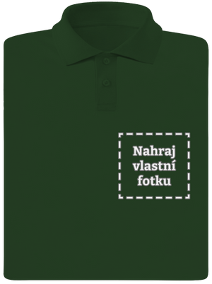 Vlastní potisk pánská polokošile Bottle Green Mal