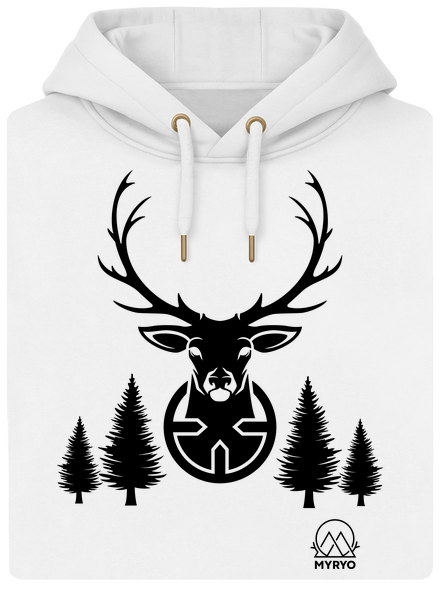 Jelen unisex mikina premium Snowwhite