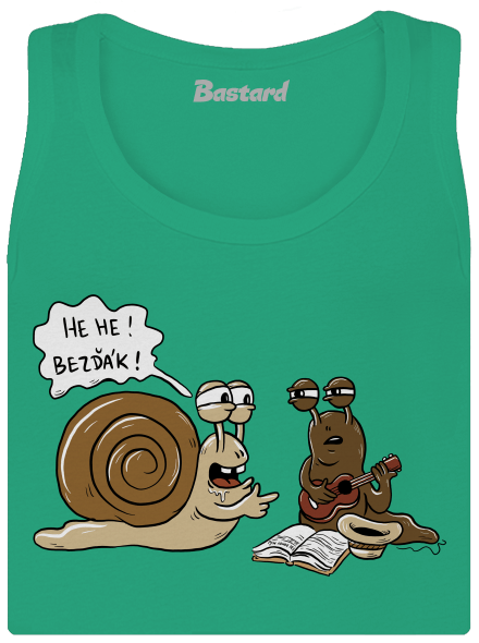 Bezďák dámské tílko klasické Mint Mal