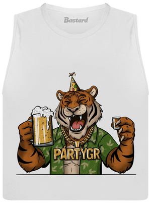 Pártygr dámské tílko volné White