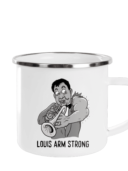 Louis Armstrong plecháček White