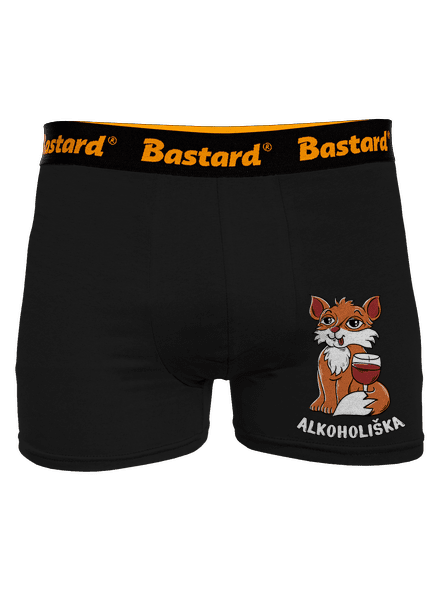 Vínová Alkoholiška boxerky Black