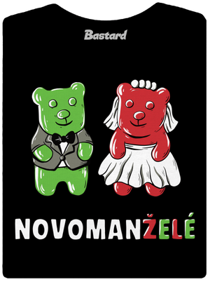 Novomanželé z želé dámské tričko Black