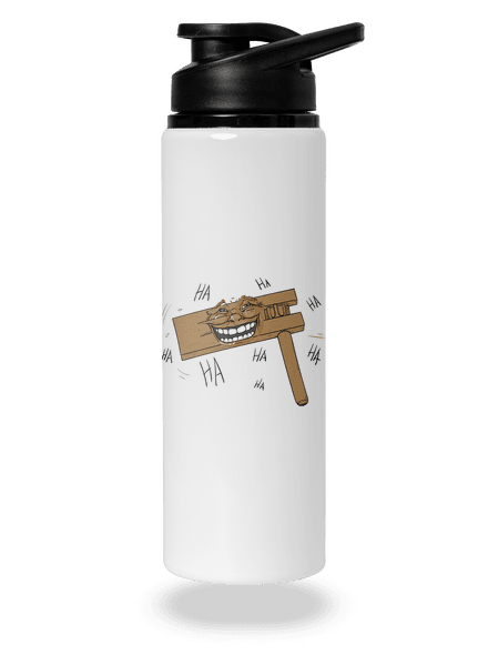 Řehtačka lahev na vodu White