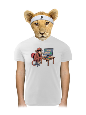 Home opice dětské sportovní tričko White