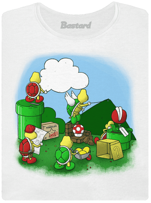 Jak se staví nový level? dámské tričko premium White