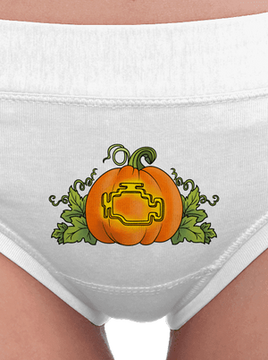 Strašidelný Halloween dámské kalhotky White