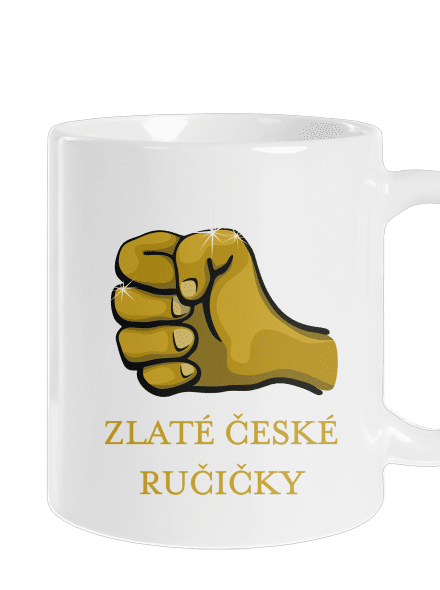 Ručičky klasický hrnek White