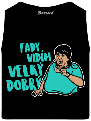 Velký dobrý pánské tílko Black