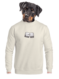 unisex mikina bez kapuce