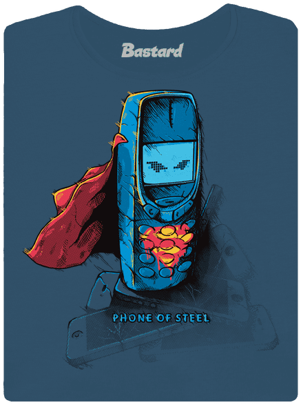 Mobil z oceli dámské tričko premium Petrol Blue