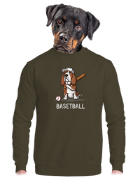 unisex mikina bez kapuce