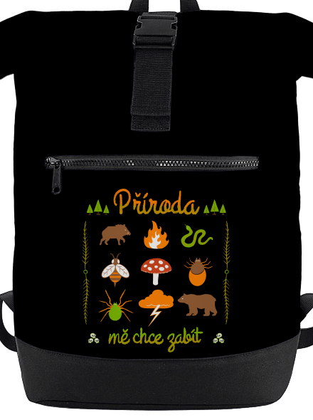 Příroda mě chce zabít batoh Black