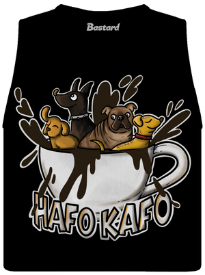 Hafo kafo dámské tílko volné Black