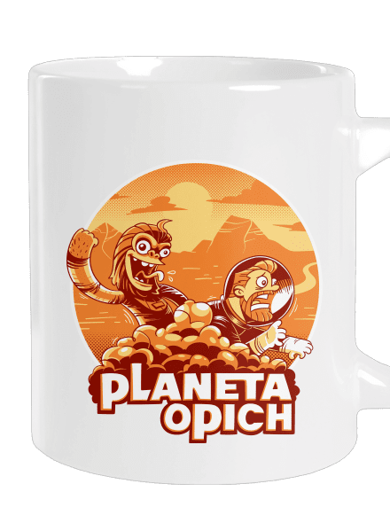 Planeta opich velký hrnek White