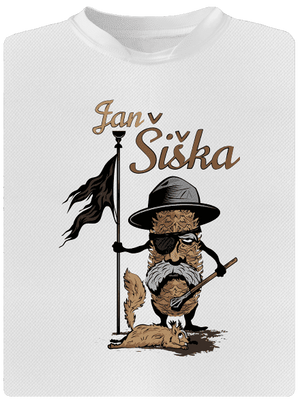 Jan Šiška pánské sportovní tričko White