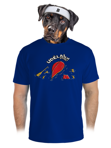 Udělal jsem se pánské sportovní tričko Royal Blue Mal