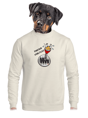 unisex mikina bez kapuce