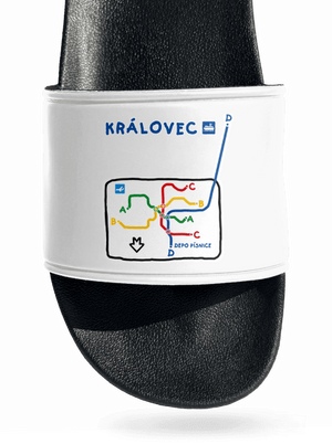 Metro Královec pantofle White