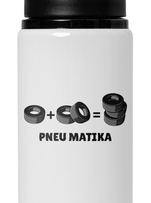 Pneu Matika lahev na vodu White