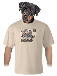 unisex tričko oversized