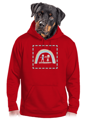 Dětské kresby - nahraj vlastní pánská mikina klokanka Red