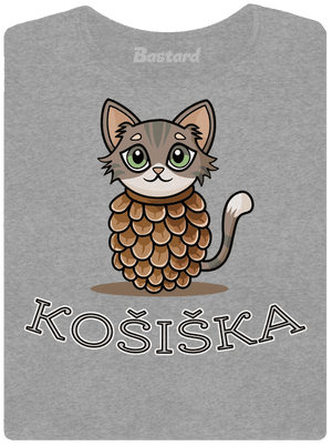 Košiška dámské tričko Dark Gray Melange