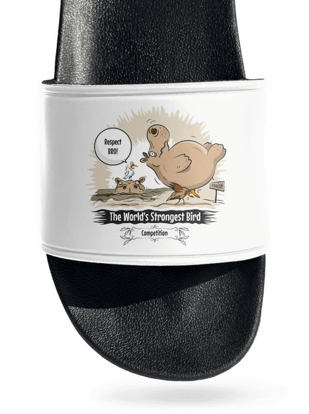 Strongest bird pantofle White