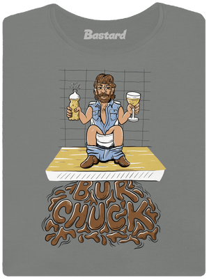 BurChuck dámské tričko Dark Gray Melange