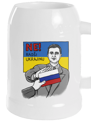 Ne! Radši Ukrajinu půllitr White