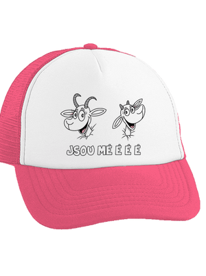 Kozy Jsou méééé kšiltovka truckerka Fluorescent Pink cap