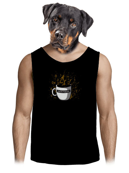 Hackpresso  pánské tílko Black