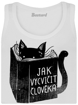 Povinná četba dámské tílko klasické White